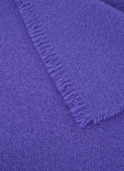Hay Mono plaid van wol 130 x 180 cm - detail paars
