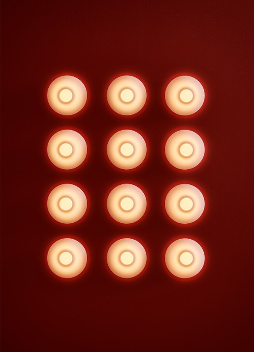 Hay Ono Flush Mount wandlamp 20 cm - detail 2 wit