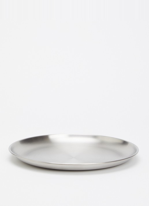 Hay Outdoor Market L bord van staal set van 2 - voorkant 4 zilver