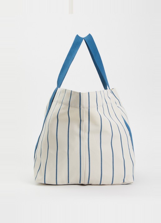 Hay Outdoor Market Picnic shopper van canvas met streepprint - detail 2 multicolor