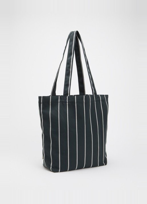 Hay Outdoor Market shopper met streepprint - achterkant 2 zwart