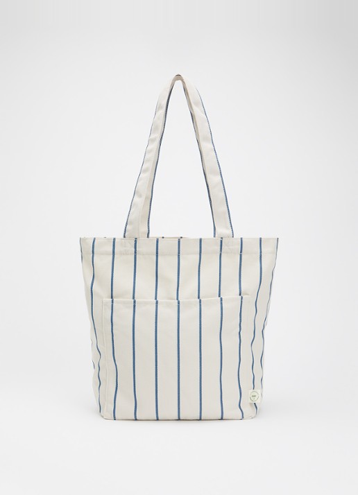 Hay Outdoor Market shopper met streepprint - voorkant 5 multicolor