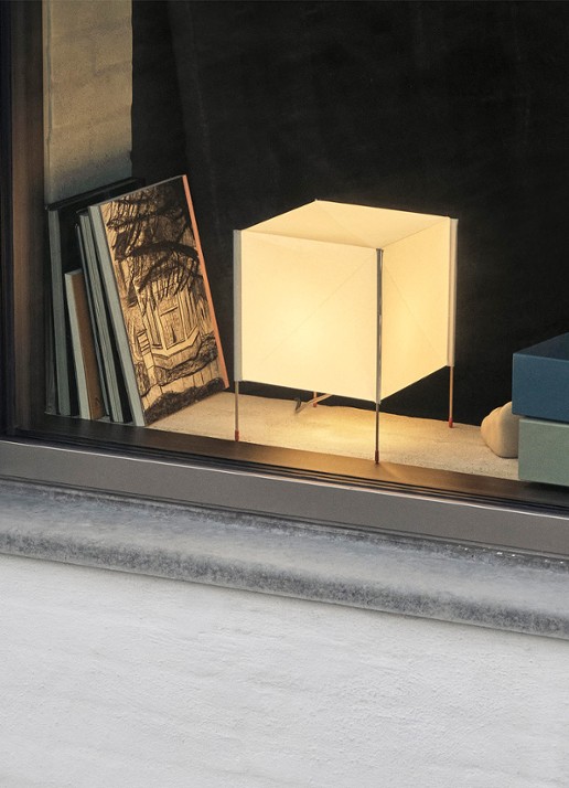 Hay Paper Cube vloerlamp 36 x 36 cm - detail wit
