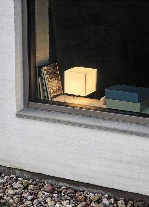 Hay Paper Cube vloerlamp 36 x 36 cm - detail 2 wit