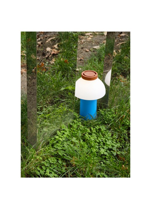 Hay PC draadloze tafellamp 22 x Ø14 cm - detail 4 blauw