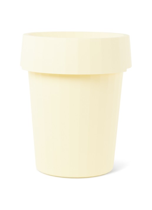Hay Shade Bin prullenbak 14 liter - voorkant 2 lichtgeel