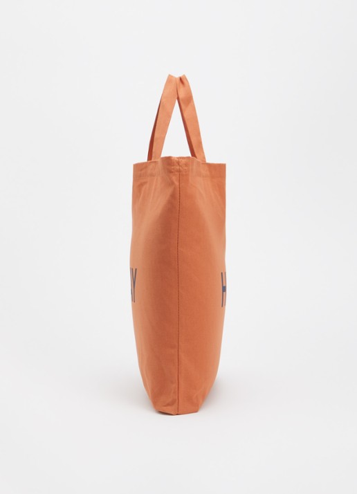 Hay Shopper met logo - detail 4 oranje