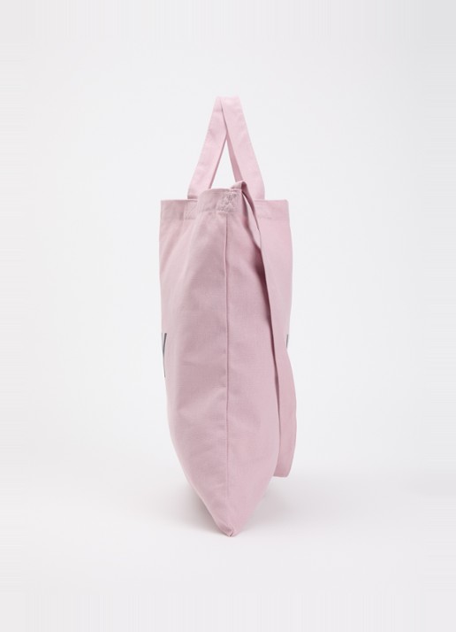 Hay Shopper met logo - detail 2 zalmroze