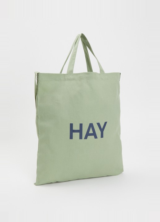 Hay Shopper met logo - achterkant 4 lindegroen