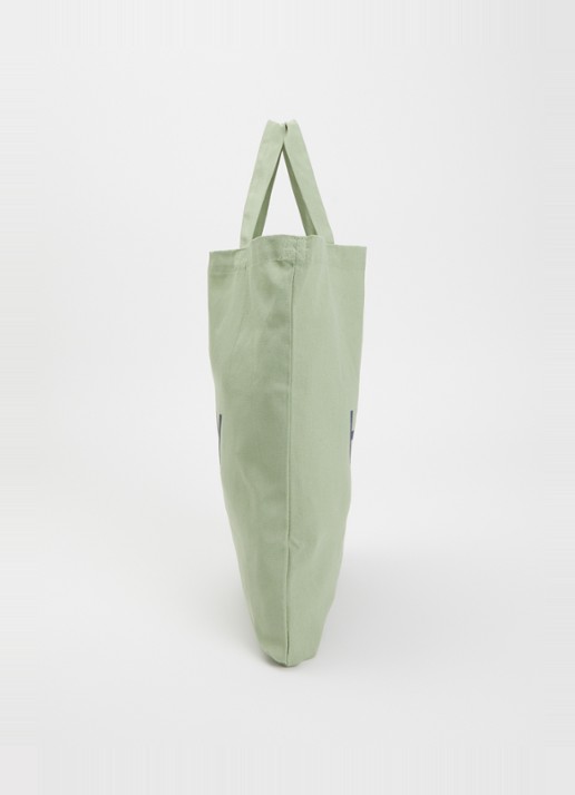 Hay Shopper met logo - detail 2 lindegroen