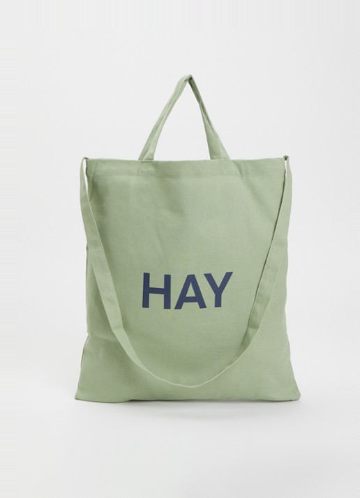 Hay Shopper met logo - voorkant 5 lindegroen