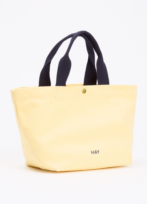 Hay Shopper met logo - achterkant 5 geel