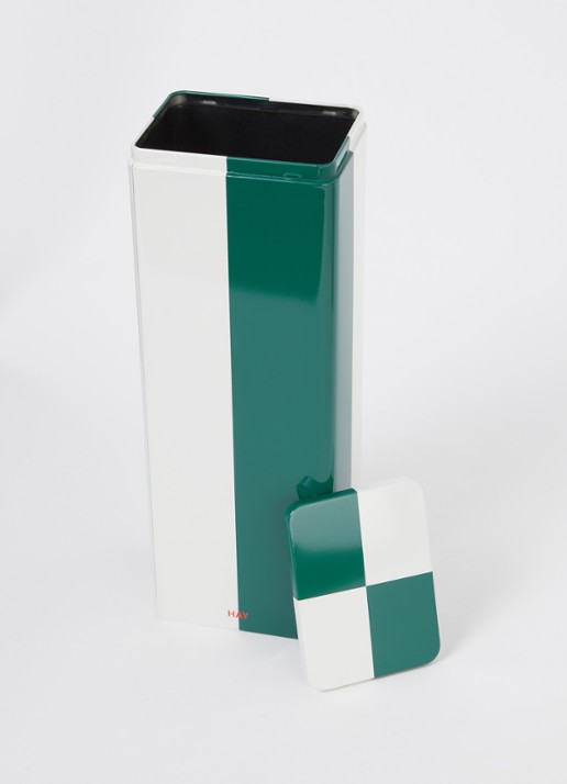 Hay Tin Container Slim blik - voorkant 2 donkergroen