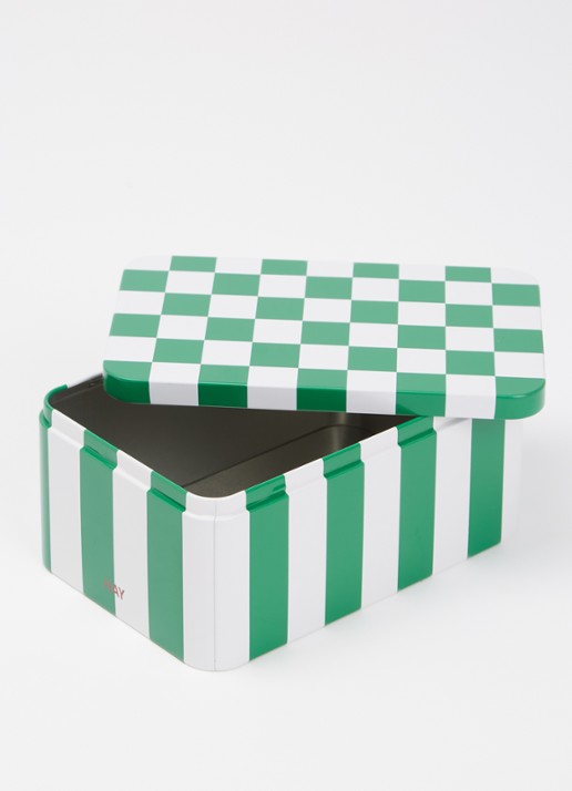 Hay Tin Container Small blik - voorkant 2 groen
