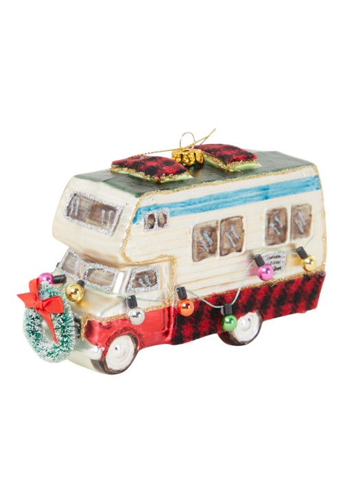 HD Collection Camper kersthanger 15 cm - detail multicolor