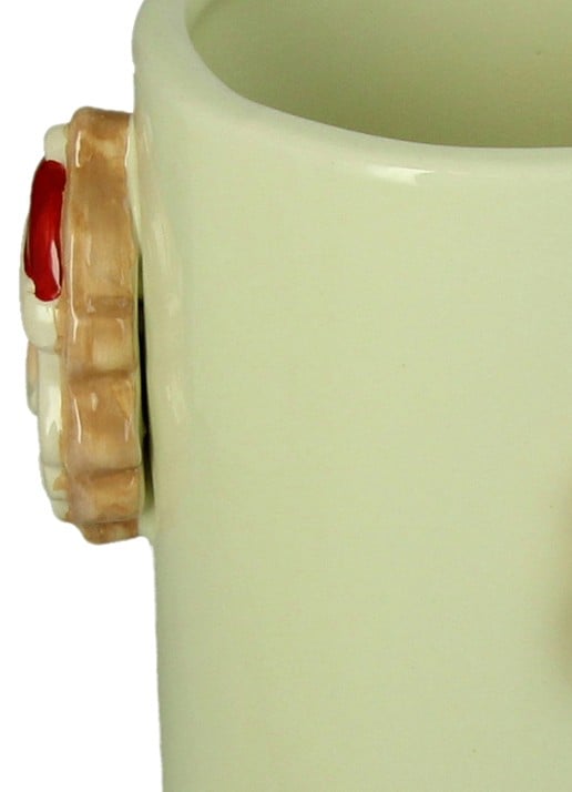 HD Collection Cookie Santa vaas 22,3 cm - detail lindegroen