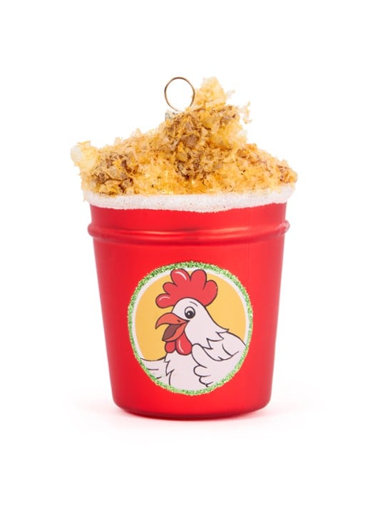 HD Collection Fried Chicken Bucket kersthanger 9,5 cm