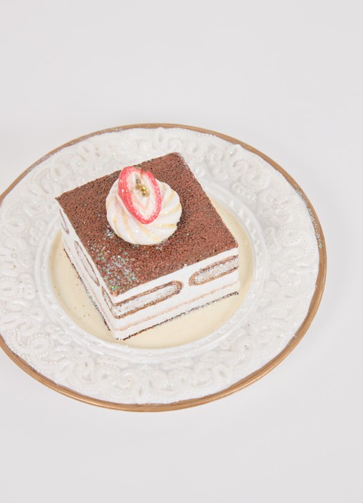 HD Collection Tiramisu kersthanger 9 cm - detail 3 ivoor