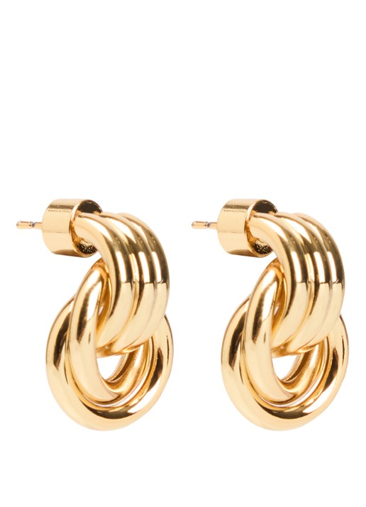 Heaven Mayhem Baby Knot oorstekers - voorkant 3 goud