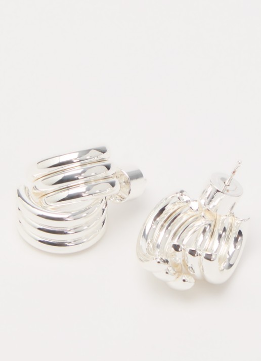 Heaven Mayhem Clove oorstekers - detail 2 zilver