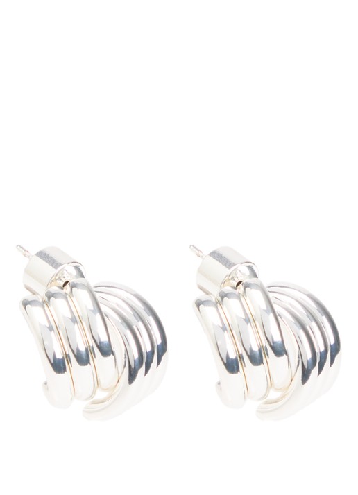 Heaven Mayhem Clove oorstekers - voorkant zilver