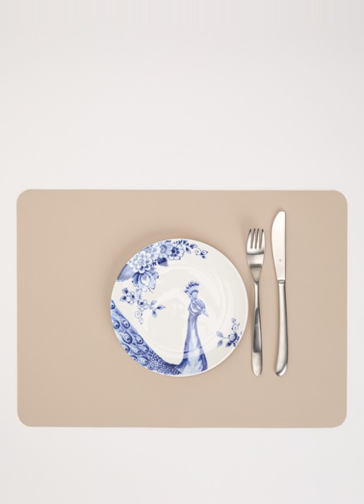 Heinen Delfts Blauw Blauw Vouw ontbijtbord 19 cm  - detail 2 wit