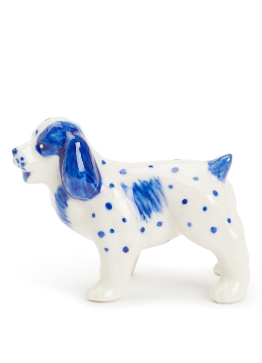 Heinen Delfts Blauw Cockerspaniël ornament 5,5 cm