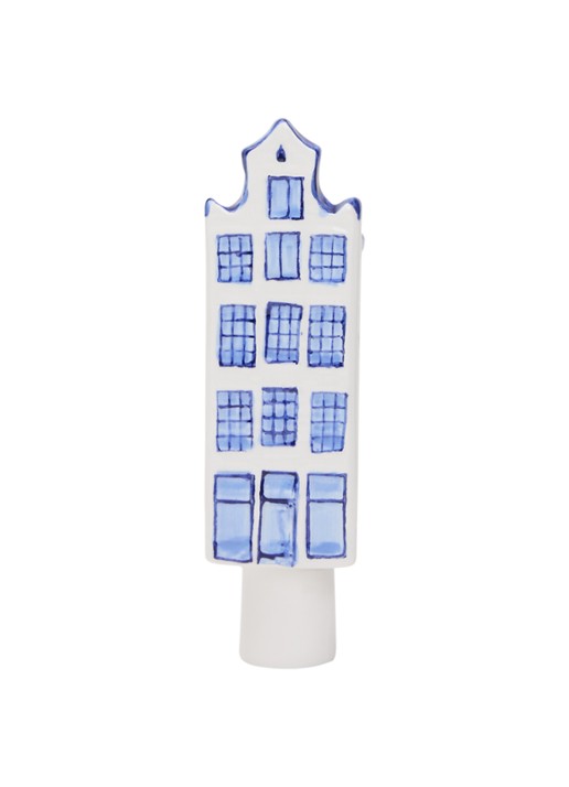 Heinen Delfts Blauw Delfts Blauw Huisje piek 19 cm
