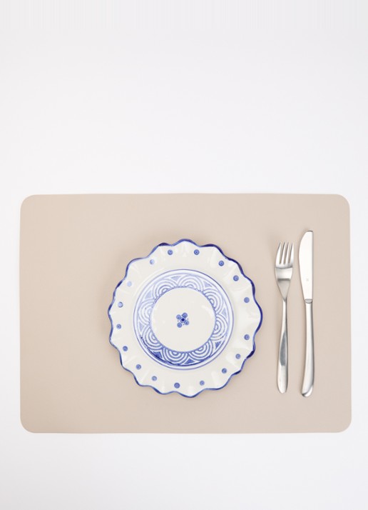 Heinen Delfts Blauw Majolica ontbijtbord 21,5 cm - detail 2 wit