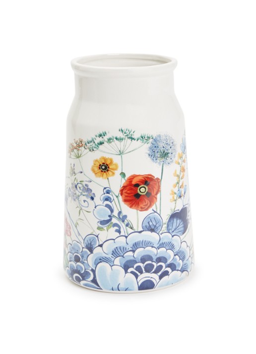 Heinen Delfts Blauw Vaas 20 cm