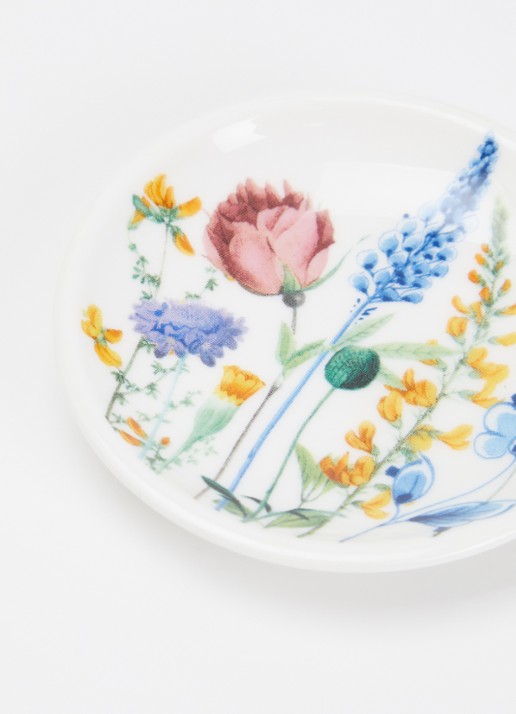 Heinen Delfts Blauw Wildbloemen theetip 7 cm - detail 3 wit
