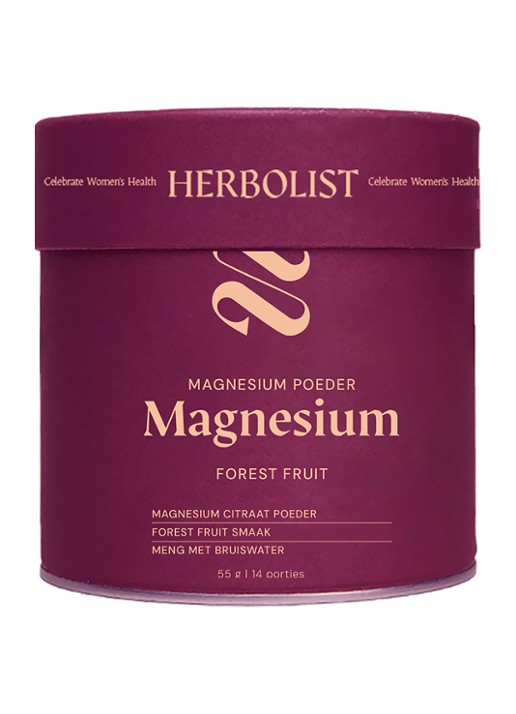 Herbolist Herbolist Magnesium poeder - Forest fruit 55 gram