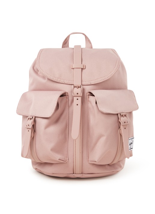 Herschel Supply Dawson S rugzak met logopatch  - voorkant 3 oudroze