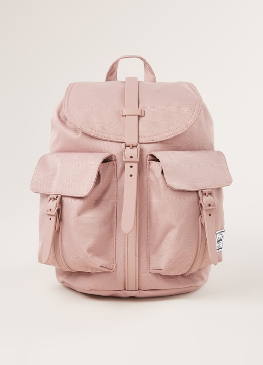 Herschel Supply Dawson S rugzak met logopatch  - voorkant 4 oudroze