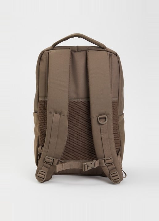 Herschel Supply Kaslo S rugzak met 16 inch laptopvak  - achterkant khaki