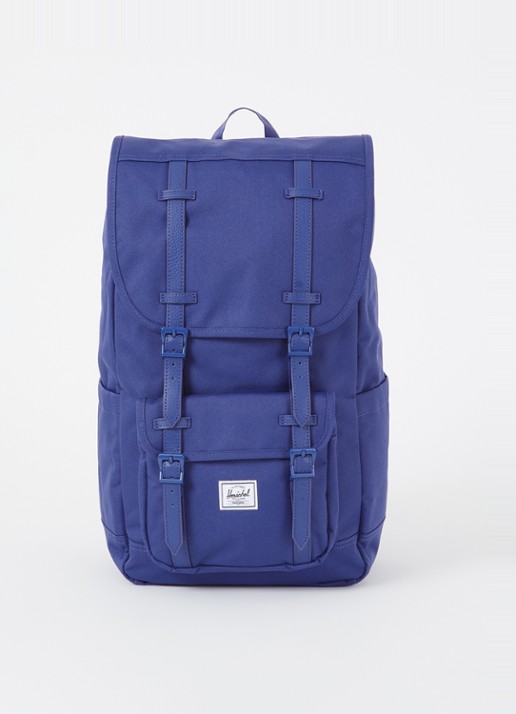 Herschel Supply Little America rugzak met 16 inch laptopvak - voorkant 3 kobaltblauw