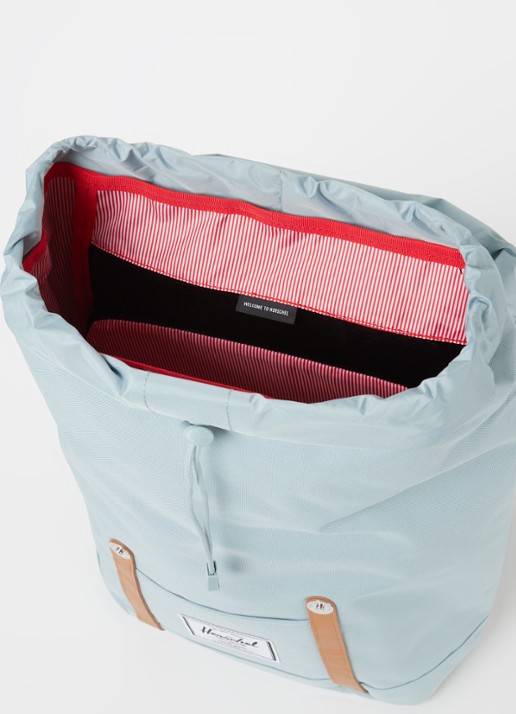 Herschel Supply Retreat S rugzak met 13 inch laptopvak - detail 2 blauwgrijs