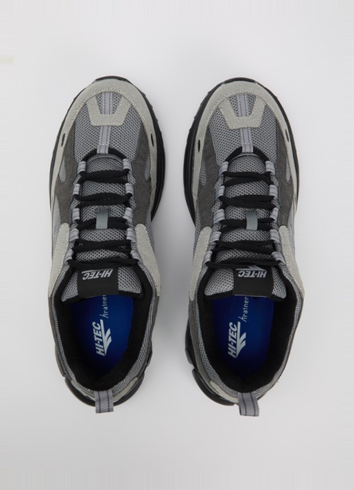 Hi-Tec Adv Racer sneaker met suède details - detail 4 donkergrijs