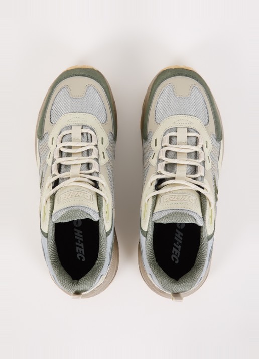 Hi-Tec Eastend WP GRV-30 sneaker met mesh details - detail 5 olijfgroen