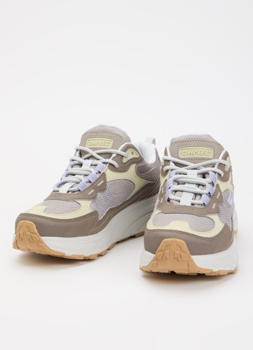 Hi-Tec Eastend WP GRV-30 sneaker met suède details - detail 3 lichtbruin