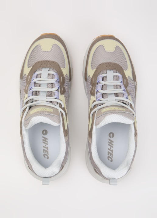 Hi-Tec Eastend WP GRV-30 sneaker met suède details - detail 4 lichtbruin