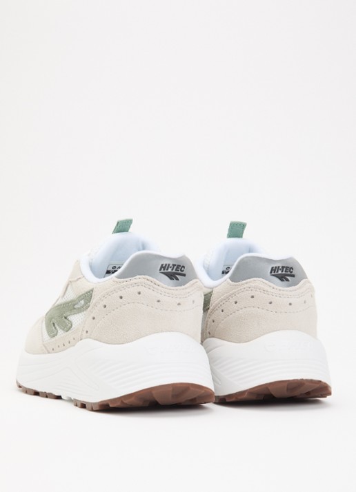 Hi-Tec HTS Kids Shadow Lace sneaker van suède met mesh details - achterkant paars