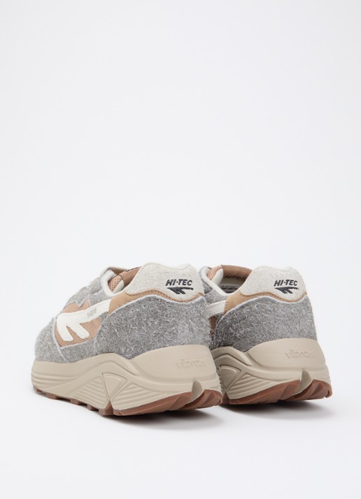 Hi-Tec HTS Shadow RGS sneaker met details van suède - achterkant grijs