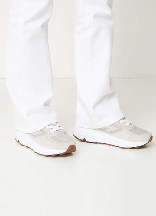 Hi-Tec HTS Shadow RGS sneaker met suède details - voorkant 2 lichtgrijs