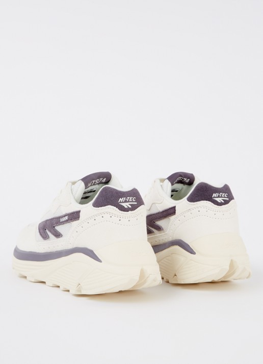 Hi-Tec HTS Shadow RGS sneaker met suède details - achterkant 6 ivoor