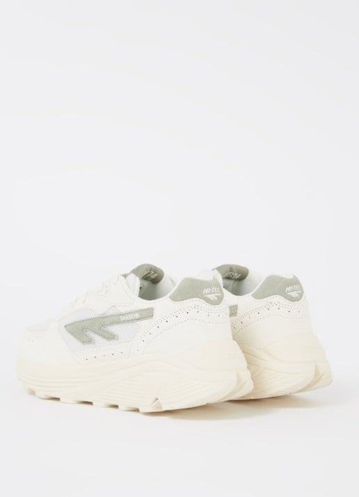 Hi-Tec HTS Shadow RGS sneaker met suède details - achterkant 3 lindegroen