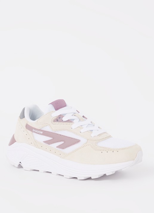 Hi-Tec HTS Shadow RGS sneaker met suède details - voorkant 5 oudroze
