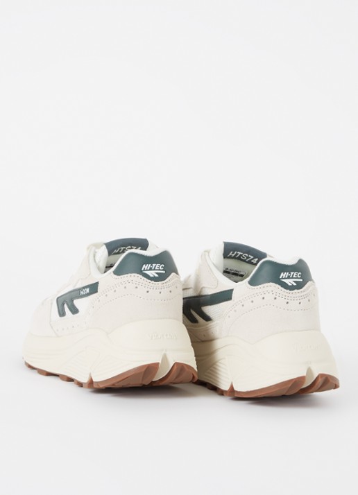 Hi-Tec HTS Shadow RGS sneaker met suède details - achterkant donkergroen