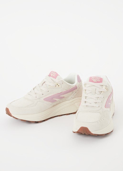 Hi-Tec HTS Shadow RGS sneaker met suède details - detail 3 lichtroze
