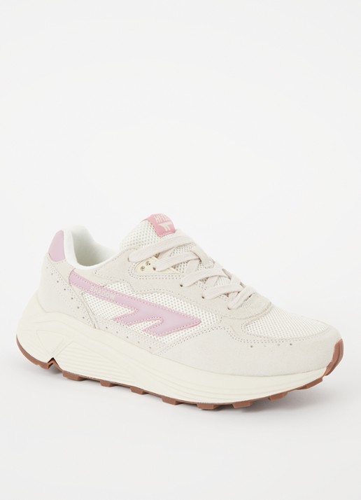 Hi-Tec HTS Shadow RGS sneaker met suède details - voorkant lichtroze